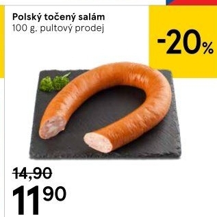 Salám polský točený