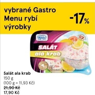 Salát a la krab Rybex