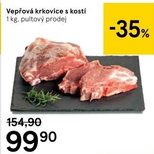Vepřová krkovice s kostí