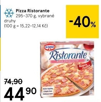 Pizza mražená Ristorante Dr. Oetker