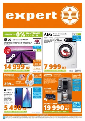 akční leták Expert elektro 12.12.2019-18.12.2019