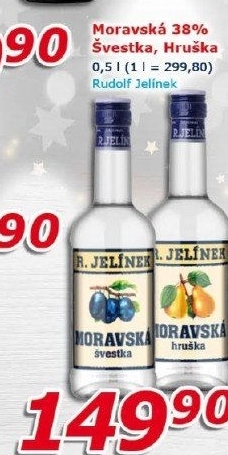 Pálenka Švestka Moravská Rudolf Jelínek