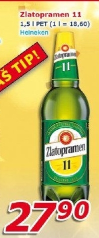 Pivo světlý ležák 11° Zlatopramen