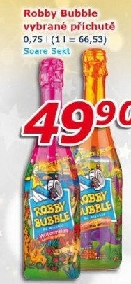 Sekt nealkoholický dětský Robby Bubble
