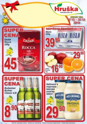akční leták Hruška 17.12.2019-31.12.2019