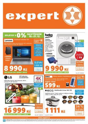 akční leták Expert elektro 19.12.2019-24.12.2019