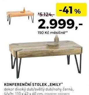 Konferenční stolek Emily