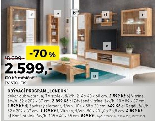 Obývací program London