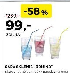 Sada sklenic Domino