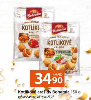 Arašídy v těstíčku Kotlíkové Bohemia Chips