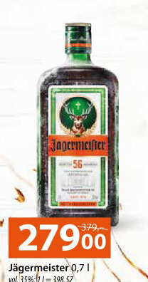 Bylinný likér Jägermeister