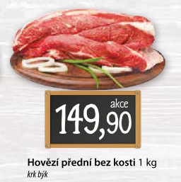 Hovězí přední bez kosti - krk
