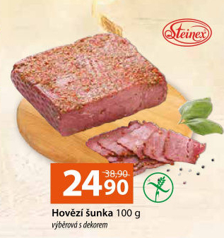 Hovězí šunka dekorovaná Steinex
