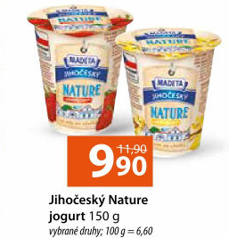 Jogurt Nature ochucený jihočeský Madeta