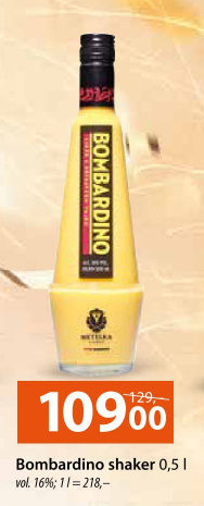 Likér Bombardino Metelka