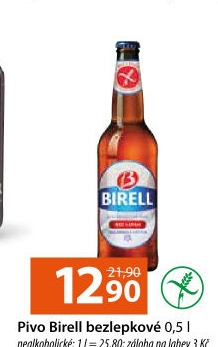 Nealkoholické pivo bez lepku Birell