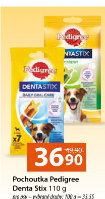 Pamlsky pro psy Denta Stix Pedigree