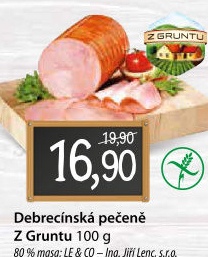 Pečeně debrecínská Z Gruntu