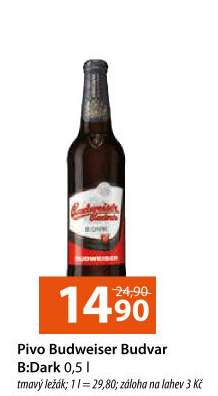 Pivo tmavý ležák B: Dark Budweiser Budvar
