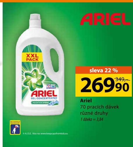 Prací prostředky Ariel
