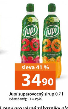 Sirup Superovocný Jupí