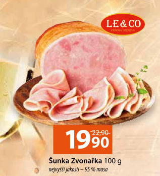 Šunka Zvonařka nejvyšší jakosti LE&amp