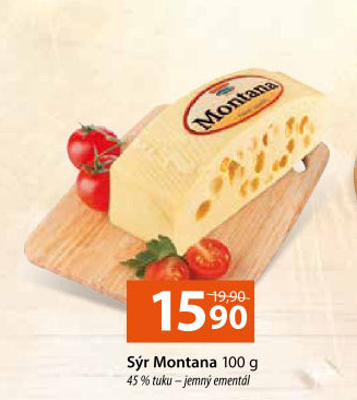 Sýr Ementál Montana Moravia