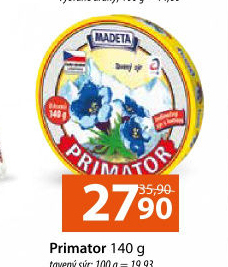 Sýr tavený Primátor Madeta