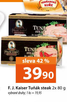 Tuňák steak v oleji Exclusive Franz Josef Kaiser