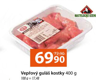Vepřové maso na guláš Kostelecké uzeniny