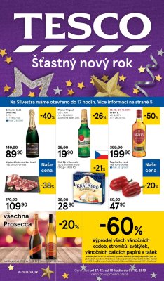 akční leták Tesco 27.12.2019-31.12.2019
