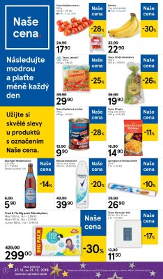akční leták Tesco 27.12.2019-31.12.2019