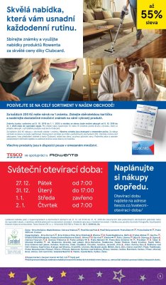 akční leták Tesco 27.12.2019-31.12.2019