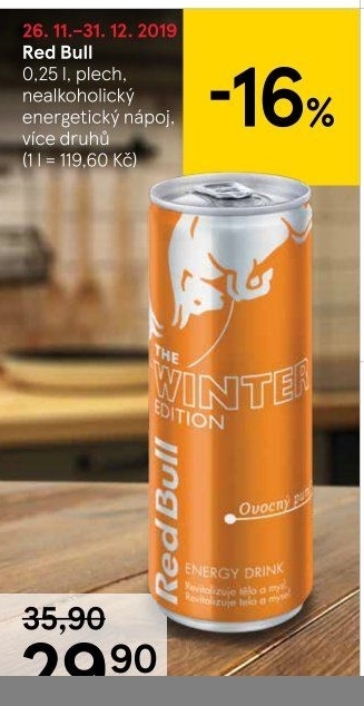 Energetický nápoj Red Bull
