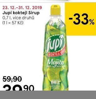 Sirup Koktejl Jupí