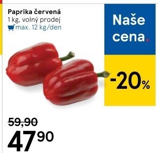 Paprika červená