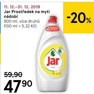 Prostředek na nádobí Jar