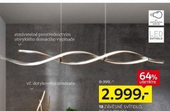 LED ZÁVĚSNÉ SVÍTIDLO