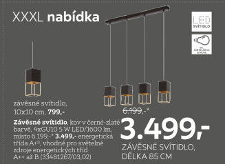 LED ZÁVĚSNÉ SVÍTIDLO