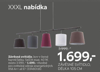 ZÁVĚSNÉ SVÍTIDLO