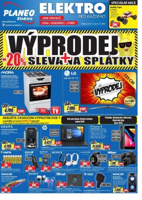 akční leták Planeo Elektro 27.12.2019-31.12.2019