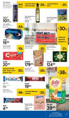 akční leták Tesco 2.1.2020-7.1.2020