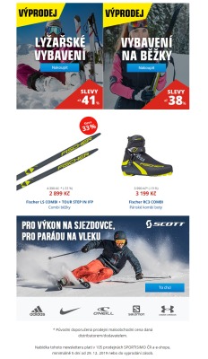 akční leták Sportisimo 29.12.2019-3.1.2020