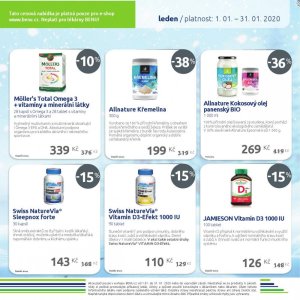 akční leták BENU Lékárna 1.1.2020-31.1.2020