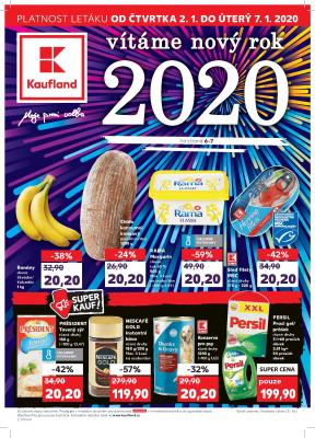 akční leták Kaufland 2.1.2020-7.1.2020