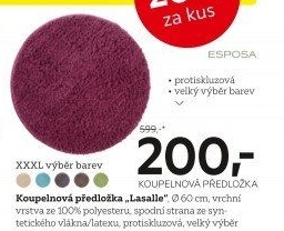 Koupelnová předložka Esposa