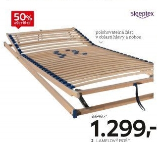 Lamelový rošt Sleeptex