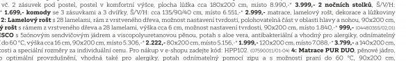 Lamelový rošt Sleeptex