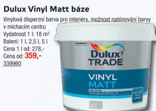 Barva Vinyl Dulux Trade