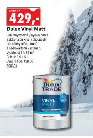 Barva Vinyl Dulux Trade